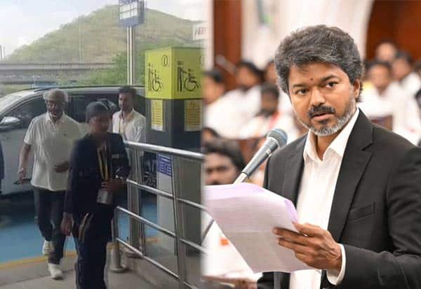 Rajinikanth greets reporters, avoids question on CM Vijay at Chennai airport