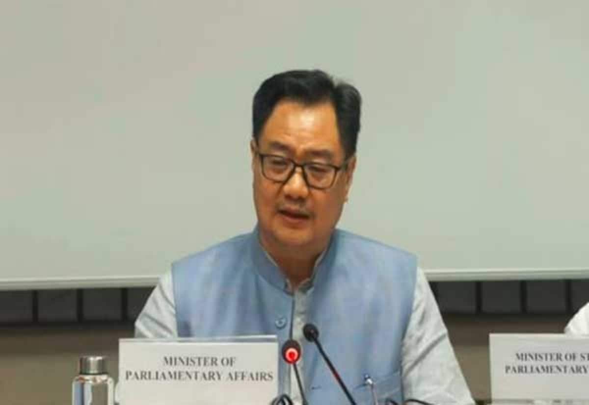 மோடியின் உரையை எதிர்க்கட்சிகள் தவறாக புரிந்து கொள்கின்றன: ரிஜிஜூ விளக்கம்