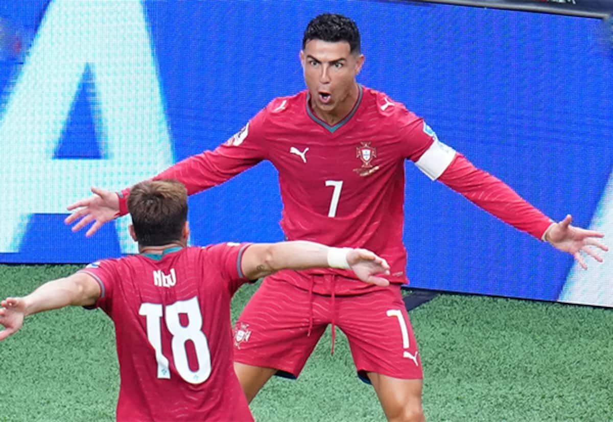 Ronaldo nets two as Portugal thrash Uzbekistan 5-0