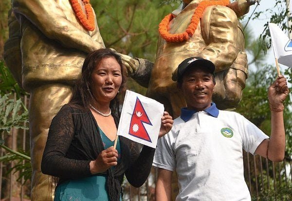 Nepal’s Sherpa guides set new Everest climb records