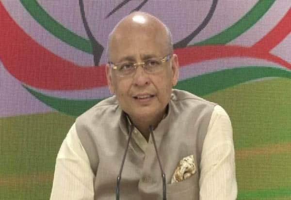 Singhvi declares Rs 2,558 crore assets in Rajya Sabha poll affidavit