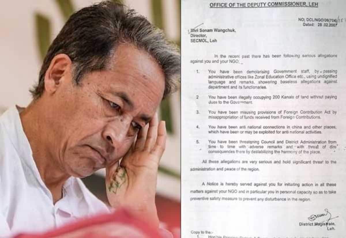 Sonam Wangchuk’s past probes cited amid NEET protest fast in Delhi