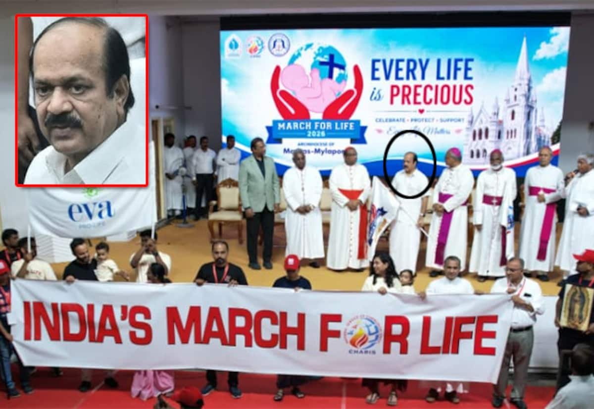 Speaker’s anti-abortion rally appearance sparks controversy in Chennai