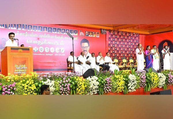 திருப்பத்தூரில் ஸ்டாலின்: ‘அ.தி.மு.க. ஜெயித்தாலும் ஆட்சி பா.ஜ.தான் அமைக்கும்’