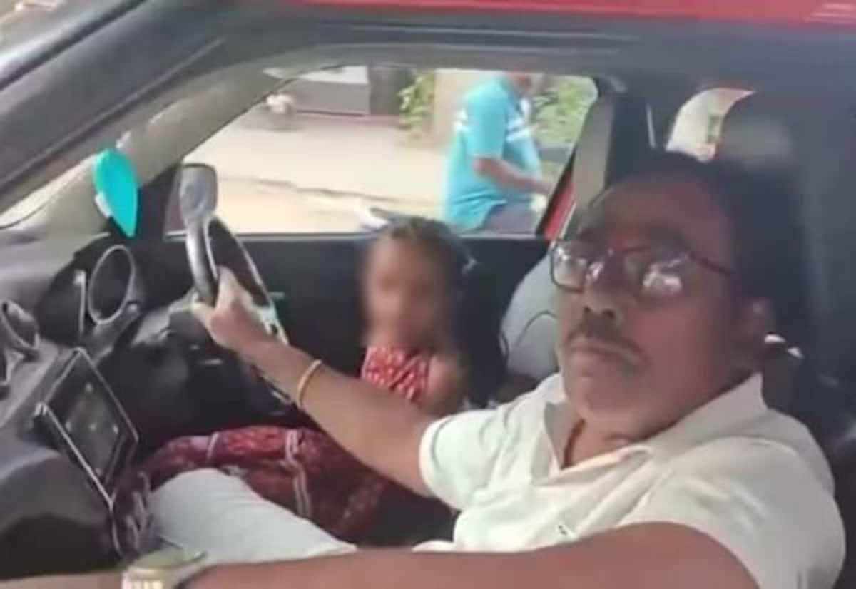 Case filed against Telangana SI for letting 6-year-old drive car