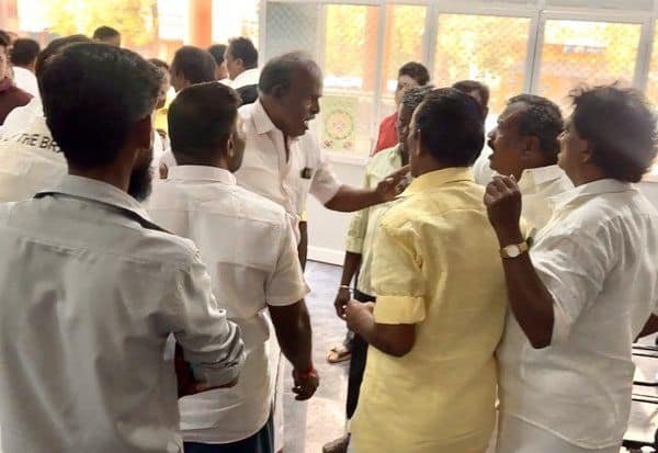 DMK factions clash at Thiruppuvanam Women’s Day event in MLA’s presence