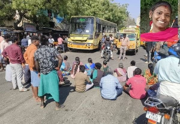 திருச்சி அருகே பரிசுப் பாத்திர தகராறில் இளம்பெண் தற்கொலை: தி.மு.க. நிர்வாகிகள் 6 பேர் கைது