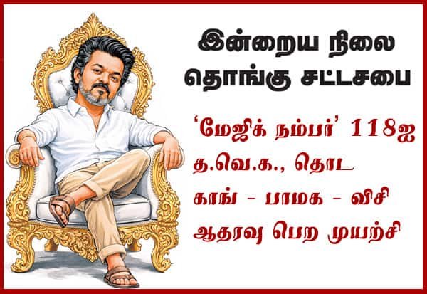 TVK seeks Congress, PMK and VCK support to form government