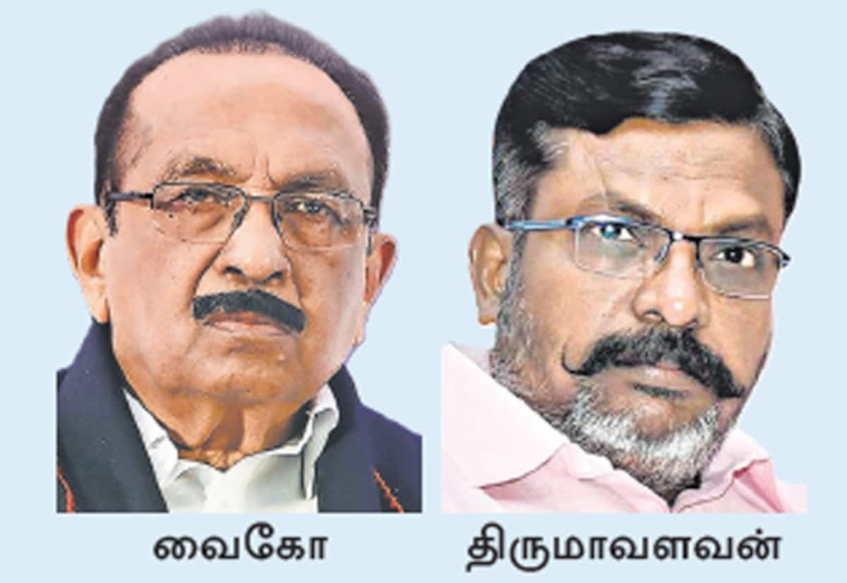 Vaiko, Thirumavalavan dropped from TVK star campaigners list