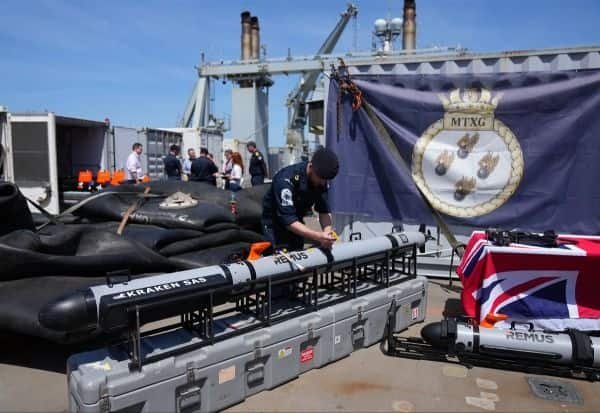 UK ship readies to clear sea mines in Strait of Hormuz