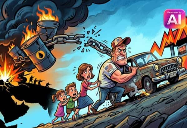 US gasoline prices top $4 a gallon as Iran war lifts fuel costs