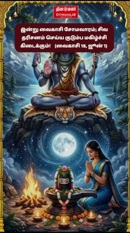 Vaikasi Somavaram today; devotees told Shiva darshan brings family joy