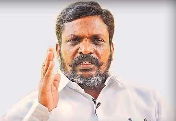 VCK to hold online high-level meet at 5 pm, says Thirumavalavan