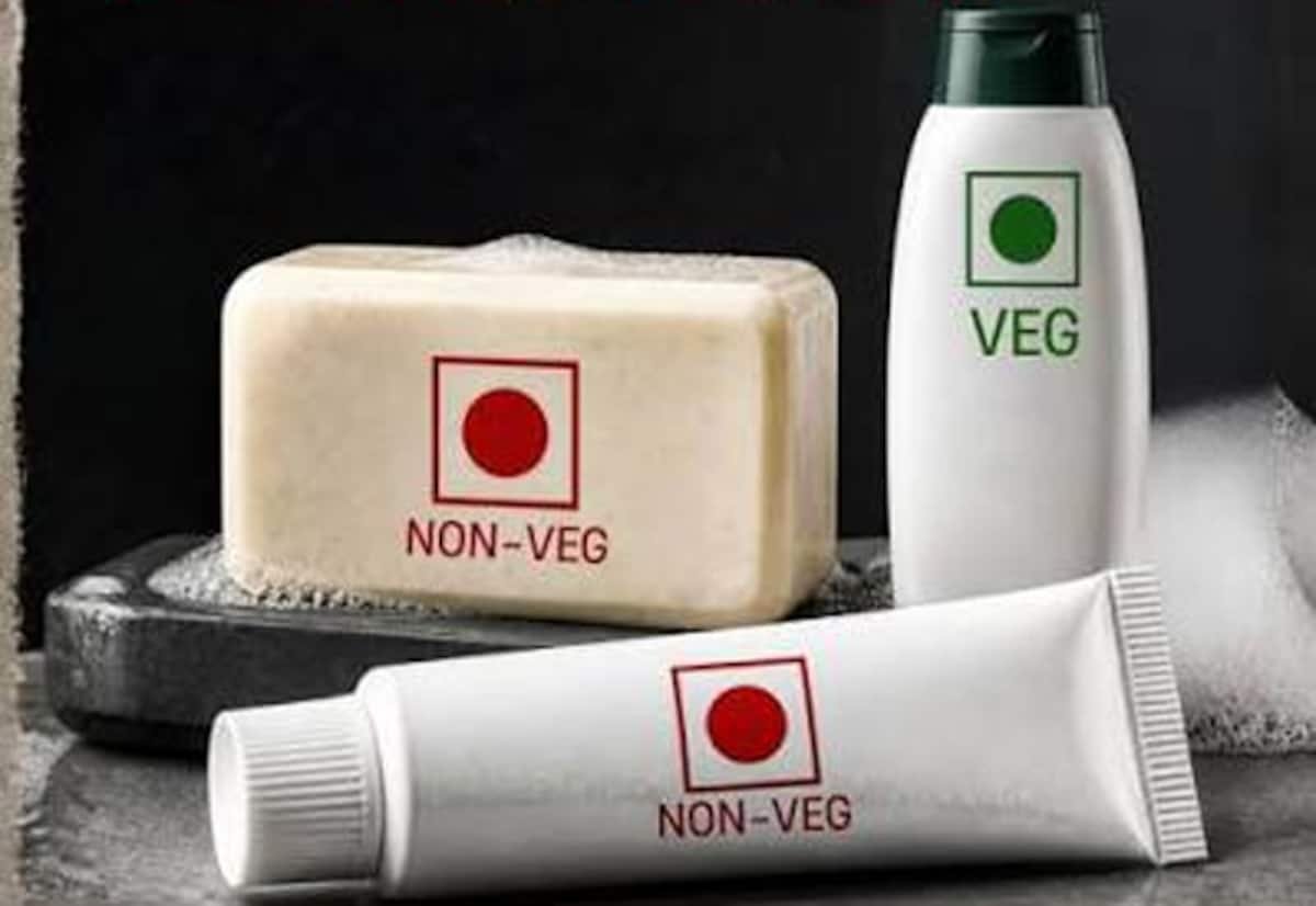 சோப்பு, ஷாம்பூ, டூத்பேஸ்ட்டுக்கும் சைவம்/அசைவம் நிறக் குறியீடு