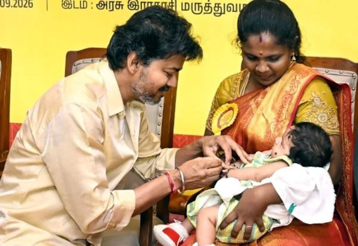 CM Vijay launches ‘Gold Ring’ scheme for newborns at Madurai hospital