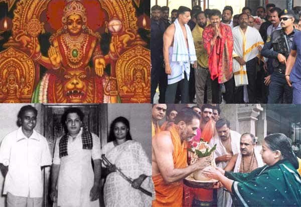 CM Vijay offers prayers at Kollur Mookambika Temple, donates silver sword