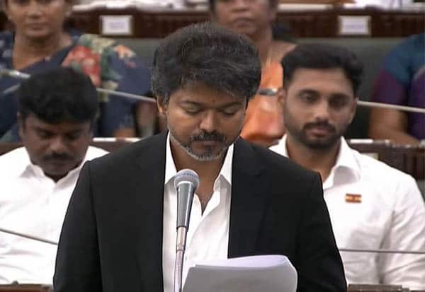 CM Vijay thanks Tamil Nadu voters after govt wins confidence vote