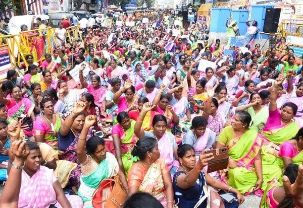 Village assistants’ sit-in enters 33rd day; revenue unions plan strike