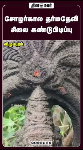 Chola-era Dharmadevi statue discovered in Villupuram