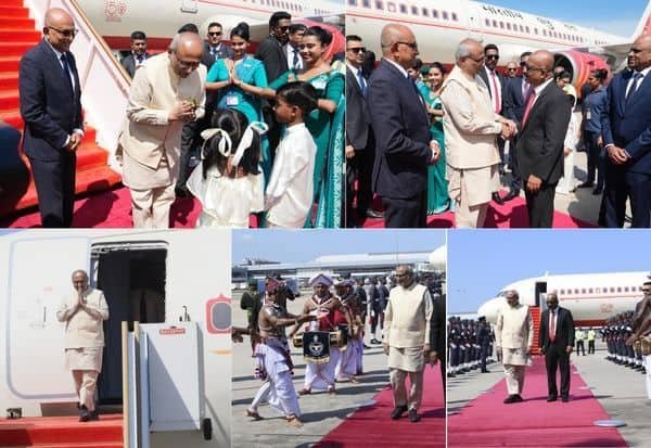 Vice President C.P. Radhakrishnan gets warm welcome in Sri Lanka