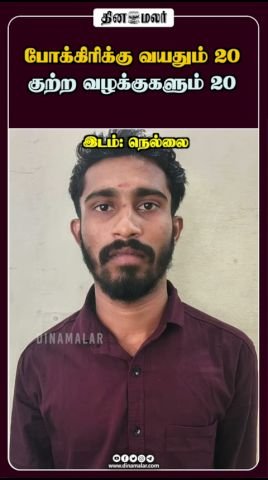 20 வயது இளைஞருக்கு 20 குற்ற வழக்குகள்: தினமலர் ஷார்ட்ஸ் பதிவு